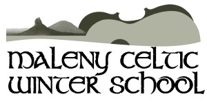 Logo for Maleny Celtic Winter School, a celtic music festival in the Sunshine Coast Hinterland.